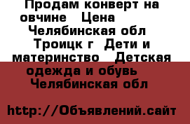 Продам конверт на овчине › Цена ­ 1 000 - Челябинская обл., Троицк г. Дети и материнство » Детская одежда и обувь   . Челябинская обл.